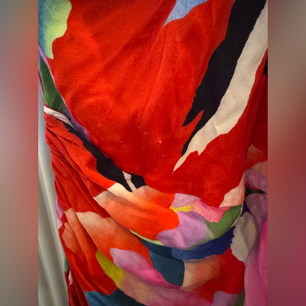 FARM Rio Vibrant One-Shoulder Dress Small - Picture 6 of 6